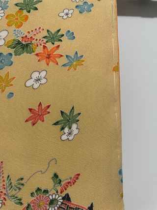 Originale giapponese kimono komono vintage