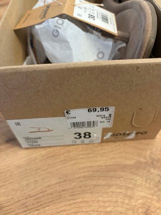 Sandali Gioseppo 38 con strass blu