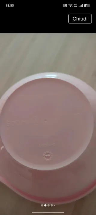 Ciotola Tupperware Originale Rosa