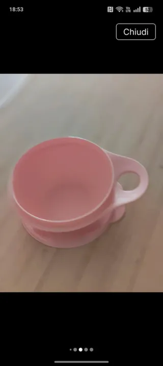 Ciotola Tupperware Originale Rosa