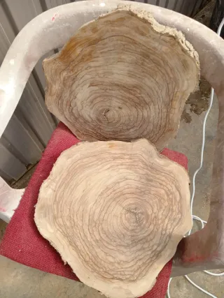 Taglieri rotondi legno d'ulivo