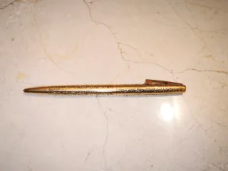 Bolígrafo Sheaffer Bañado Oro 12k Vintage