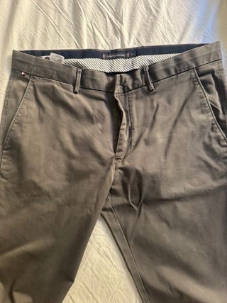 Chino Tommy Hilfiger Grigio Uomo