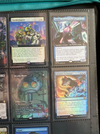 Lote de cartas de magic de ninja turtles