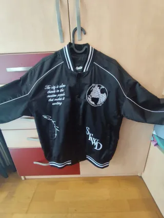 Chaqueta Bomber STWD Negra