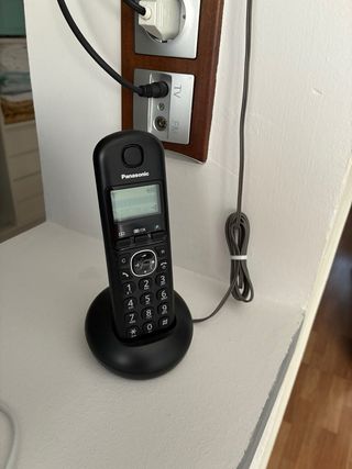 Teléfono fijo Panasonic triple + identificador