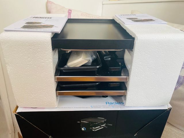 Raclette Princess Piano 4 perso | Grill + Plancha