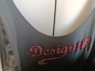 Vestido Desigual Negro Multicolor Nuevo