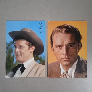 6 Postales Cine Actores Años 60