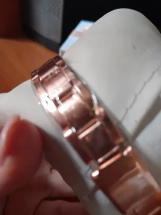 Orologio donna nero e oro rosato
