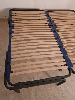 Cama nido matrimonial metalica