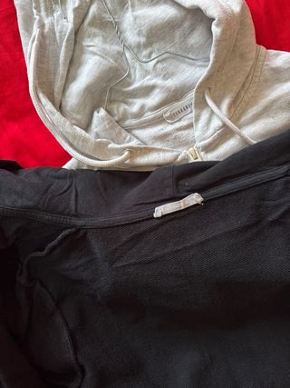 Set 2 Felpe Zip Cappuccio