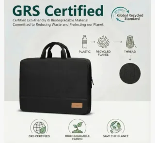 Maletín portátil negro impermeable