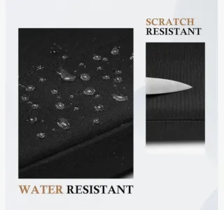 Maletín portátil negro impermeable