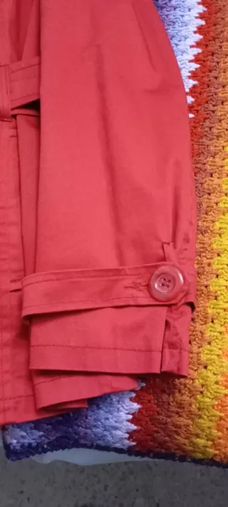Parka XUFANG Mujer Primavera Roja