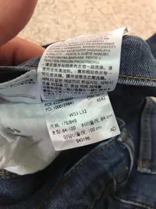 Jeans Levi's Uomo W33L32