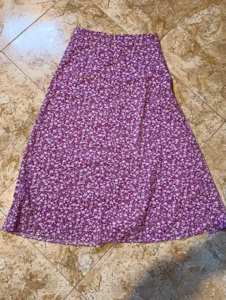 Falda floral Shein talla S