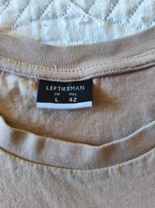 Camiseta básica marrón/beige