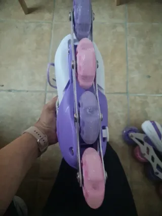 Patines en línea con luces