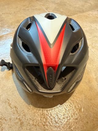 Casco MET Idolo Negro Blanco Rojo