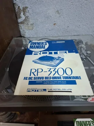 Tocadiscos Rotel RP-3300 Vintage