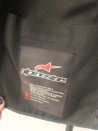 Chaqueta Alpinestars Negra Impermeable