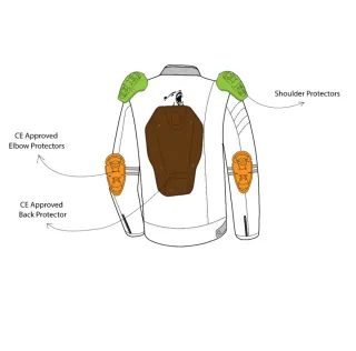 Chaqueta Moto R-TECH Mujer Talla 34