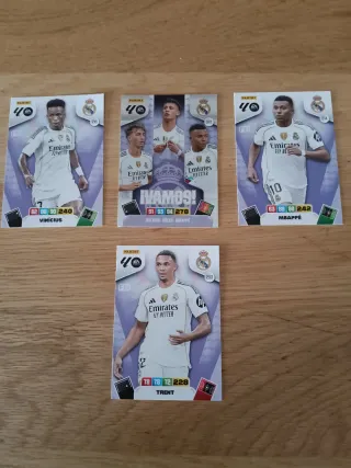 Cromos Adrenalyn Real Madrid Vinicius Mbappé