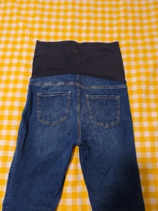 Jeans premamá pitillo elásticos