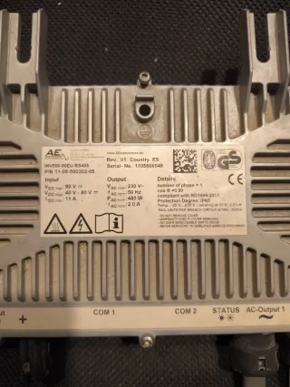 Microinversor AEconversion NV500-90EU RS485