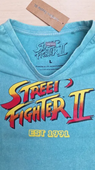 Camiseta Street Fighter II Talla L