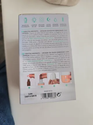 Difusor de Pared Essential'Arôms con Lámpara