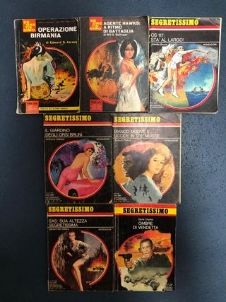 7 volumi Segretissimo, Arnoldo Mondadori anni 60
