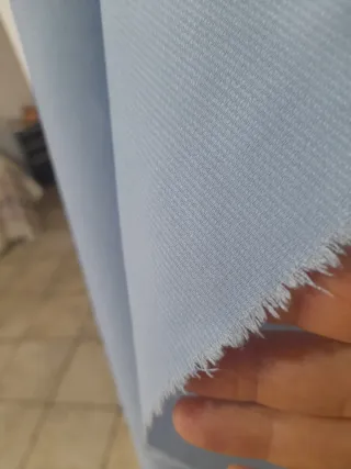 Tessuto cotone azzurro