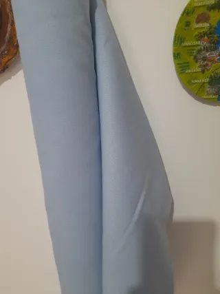 Tessuto cotone azzurro