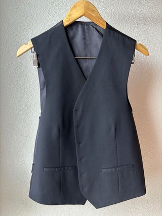 Traje de hombre 3 piezas negro