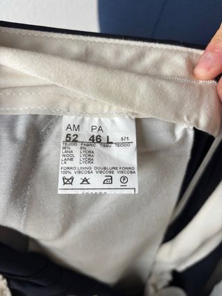 Traje de hombre 3 piezas negro