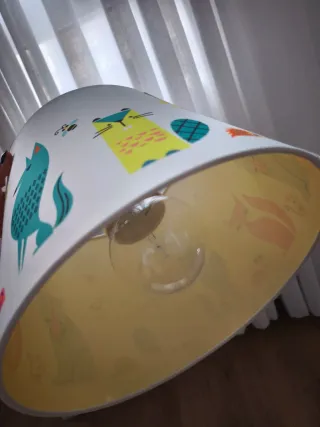 Lámpara infantil con animales