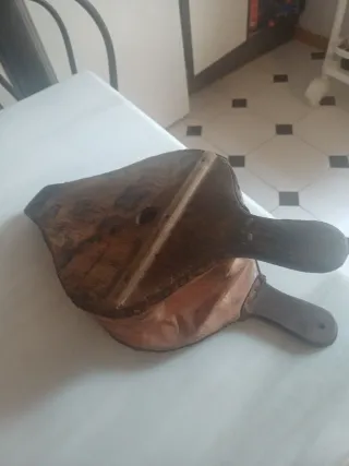 Fuelles de chimenea de madera y cuero con mas de 1