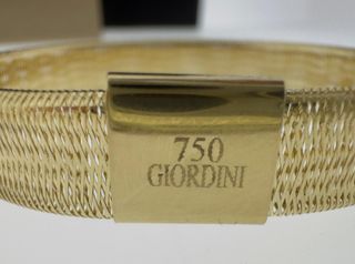 PULSERA ELASTICA DE ORO DE 18 KILATES - ORO 18KT