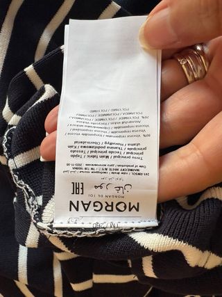 Vestido Rayas Morgan Talla M