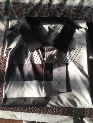 Polo Hombre Negro y Blanco