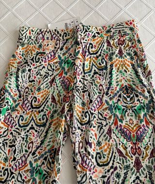 Conjunto Blusa y Pantalón Estampado Zara