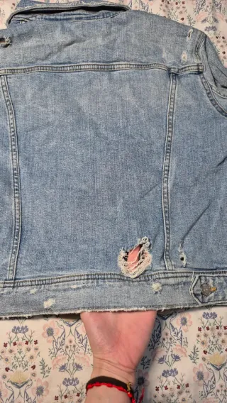 Chaqueta Vaquera Zara Z1975 Desgastada