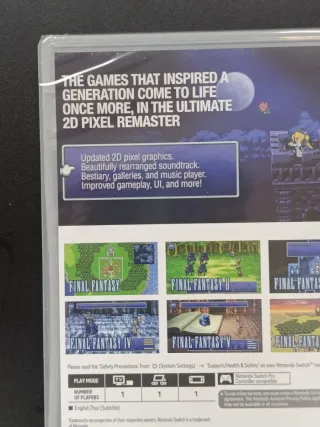 New! Final Fantasy I-VI Pixel Remaster Collection