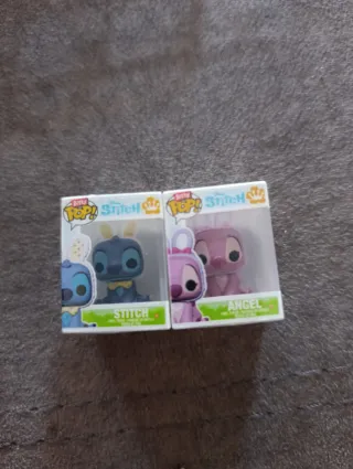 Pack Funko Pop Stitch y Angel