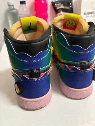 Nike Jordan 1 custom multicolor únicas talla 42