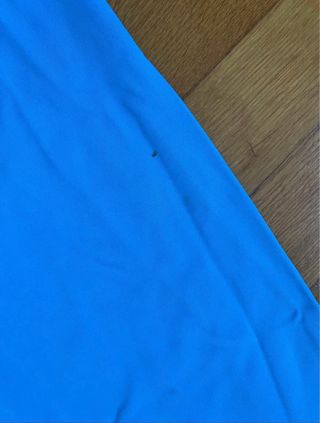 Abito lungo blu taglia unica