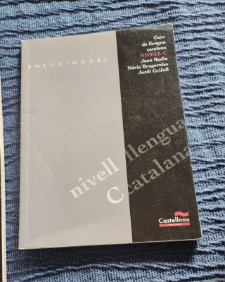 2 libros NIVEL C catalan+solucion