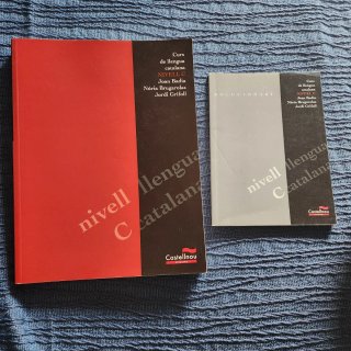 2 libros NIVEL C catalan+solucion